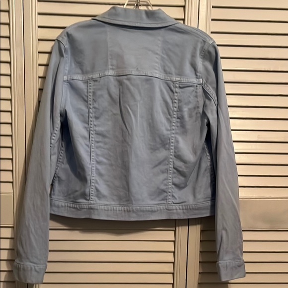 MICHAEL Michael Kors Blue Jean Jacket Classic Trucker Style - Picture 3 of 5